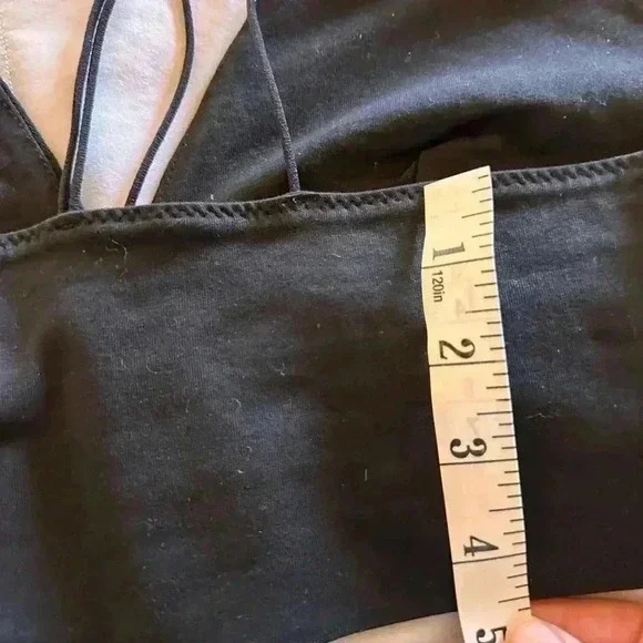 Large black‎ caged bralette.NWOT. Non adj straps . Super cute! - Picture 9 of 11